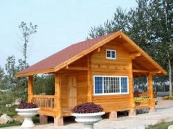 大连木材加工 防腐木制作 木屋